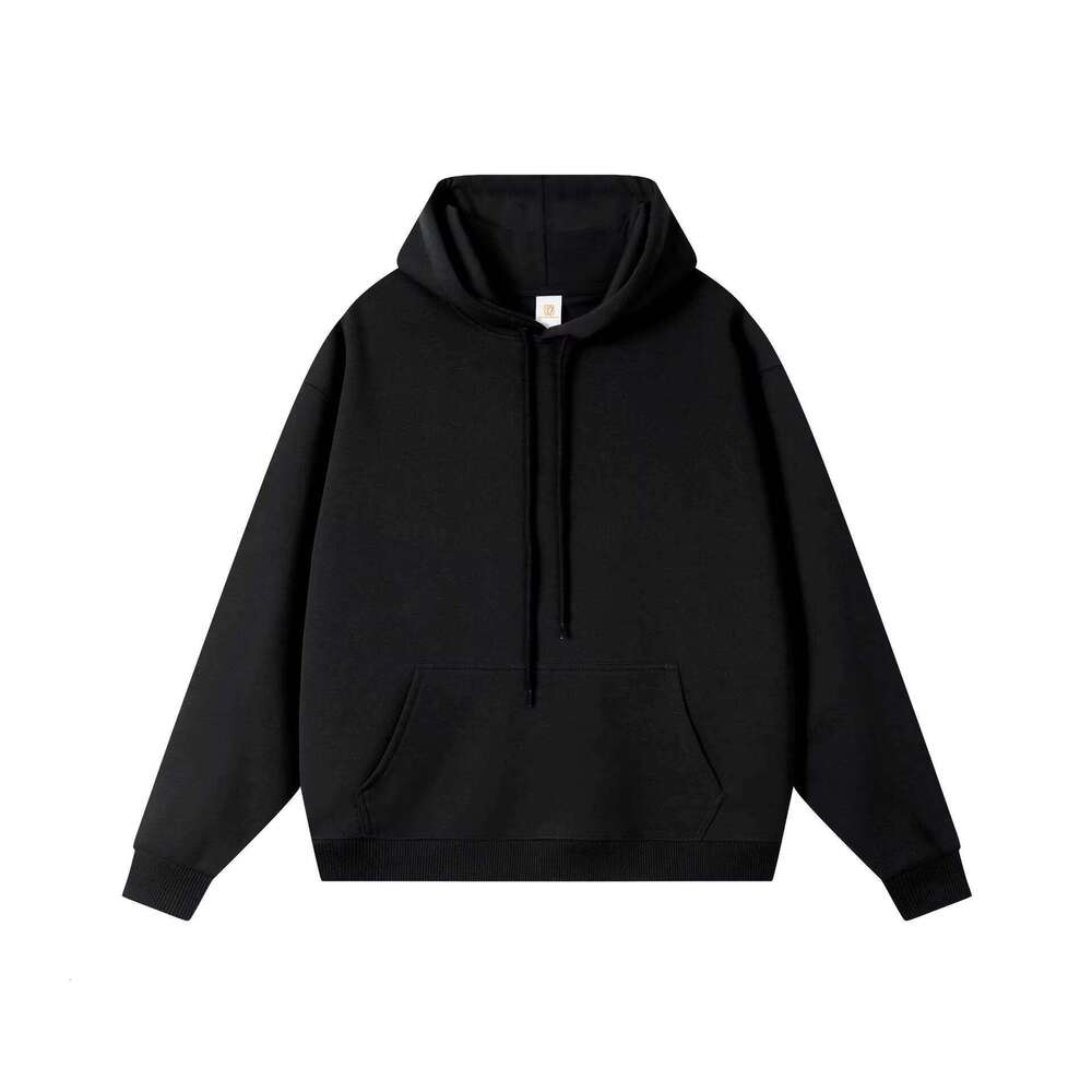 High Quality 350g Drop Shoulder Pullover sweatshirts Heavyweight Long Sleeve Oversized Hoodie
