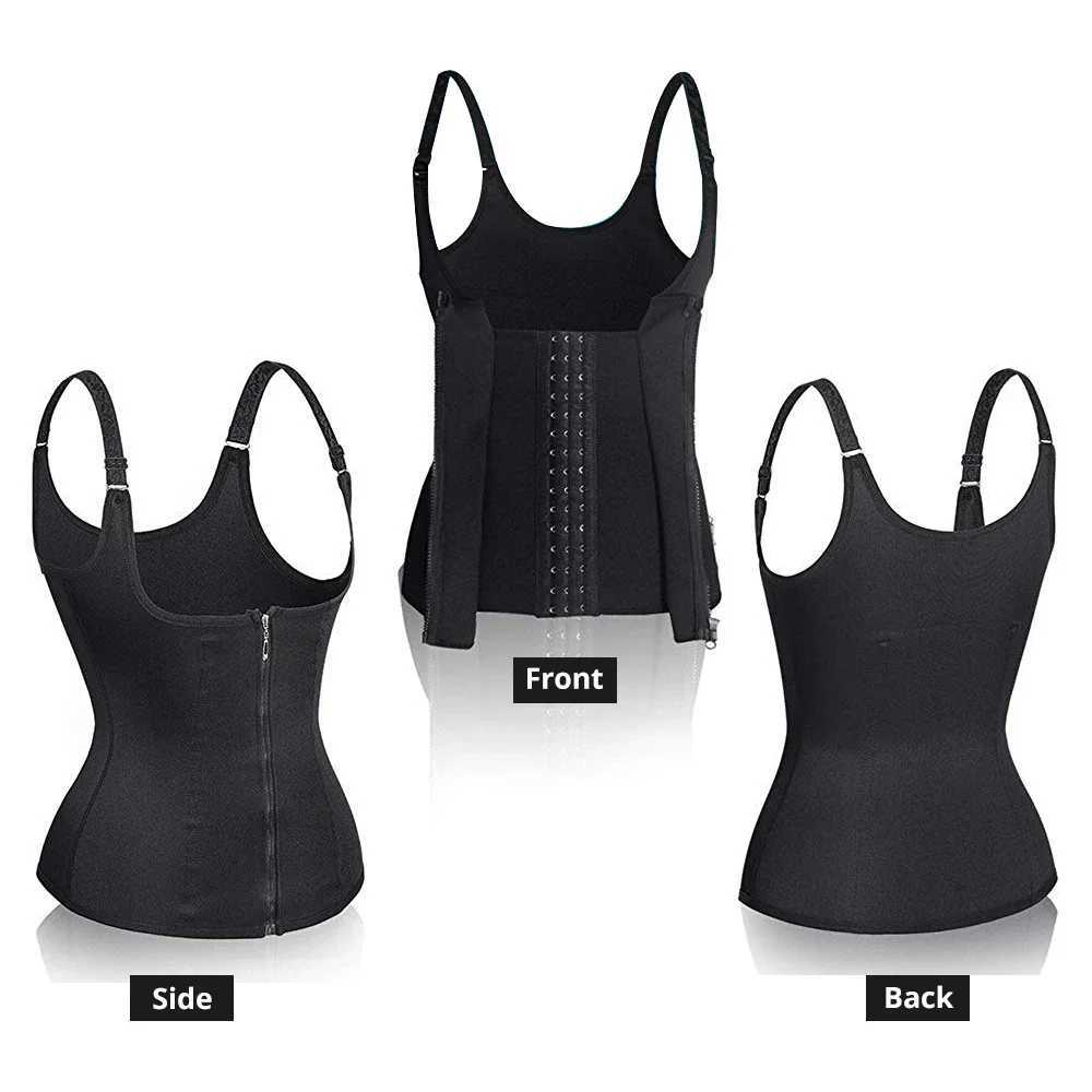 Waist Tank Top For Women Zipper Body Shaper Tummy Control Sleeveless Top Womens Activewear Body Shaping Underwear W250910