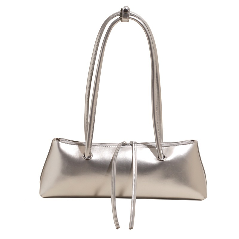 Korean Style Niche Trendy Luxury Bag Fashion Texture Baguette Bag For Women Free Shipping Designer Bag New Simple Casual Underarm Shoulder Bag Handbag