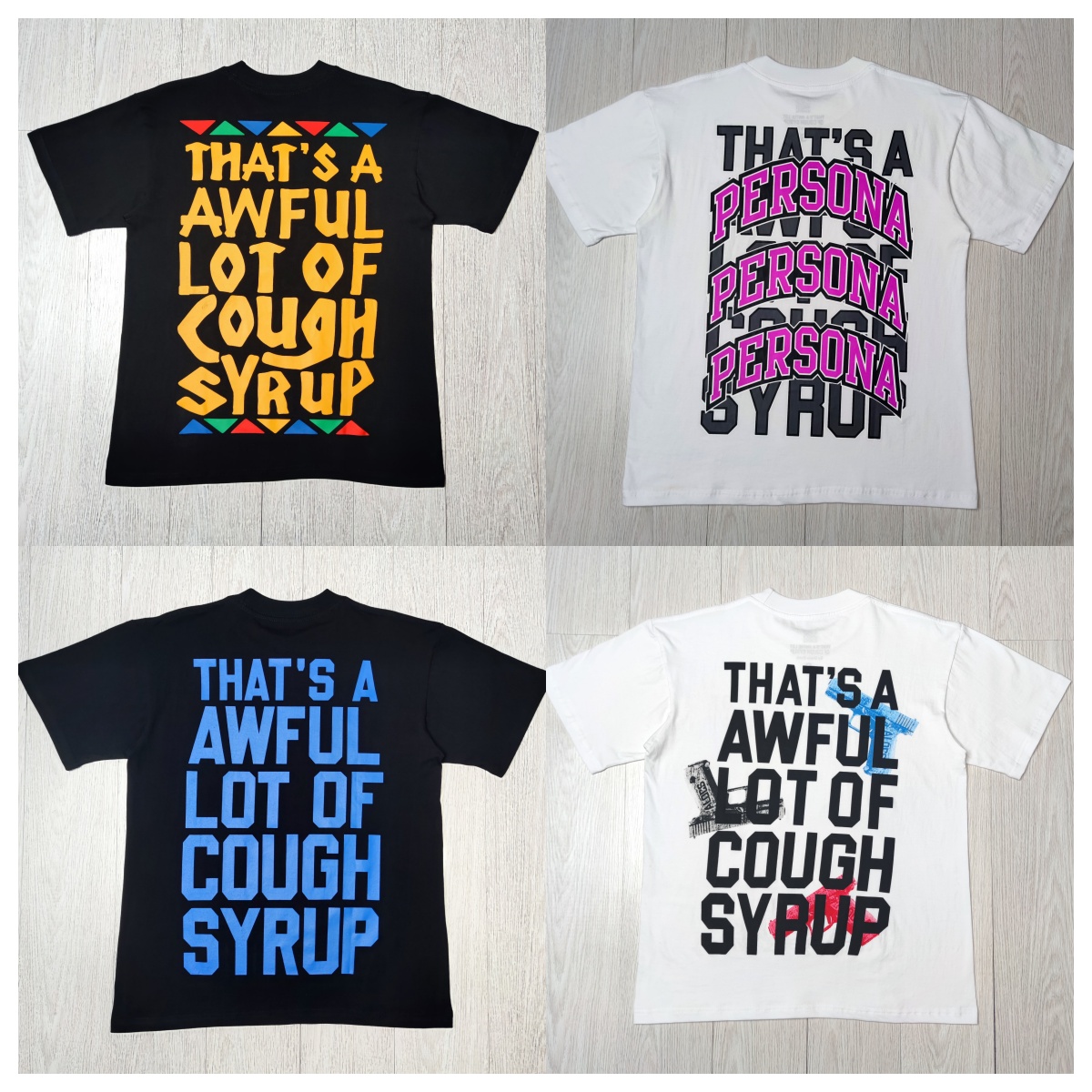 coughsyrup shirt Fashion Designer MensT shirts thats a awful lot of caugh syrup shirts Printed Graphic T-shirt Cotton Casual Tees Short Sleeve Hip Hop Streetwear