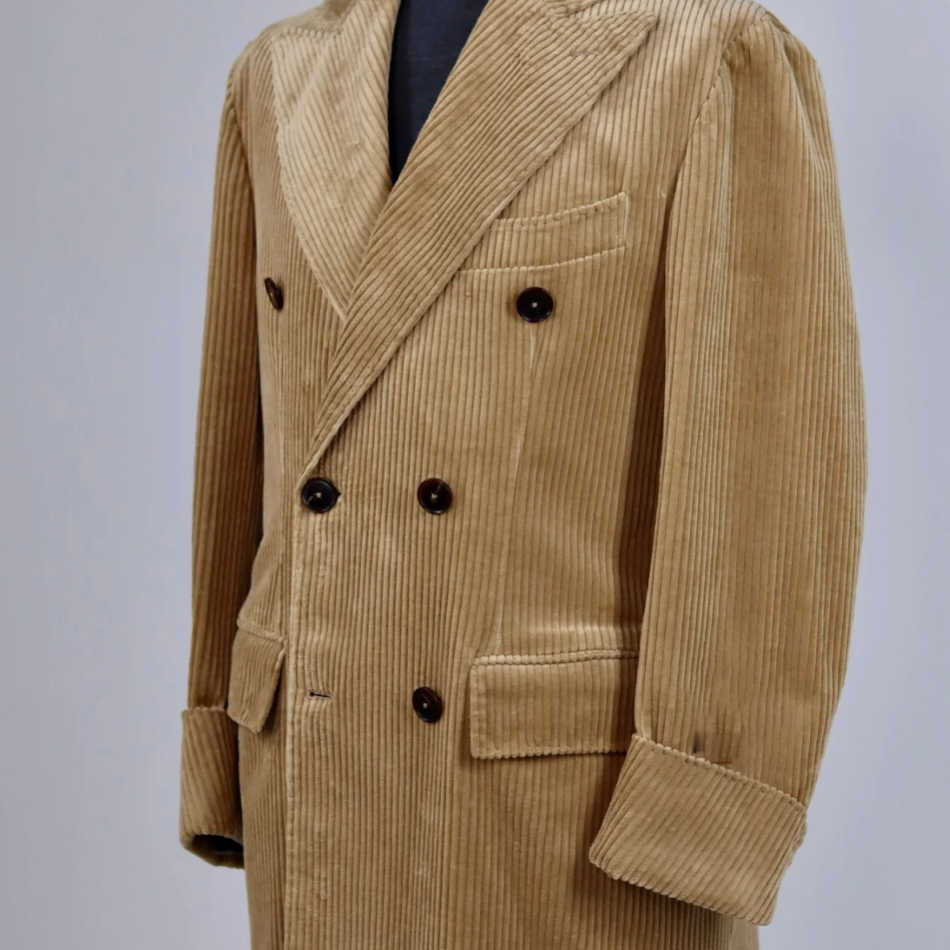 Classic Men Overcoat Slim Fit One Coat Tailor-Made Party Wool Men Suits Winter Groom Groomsman Formal Occasions Customized Hot Sale C1725
