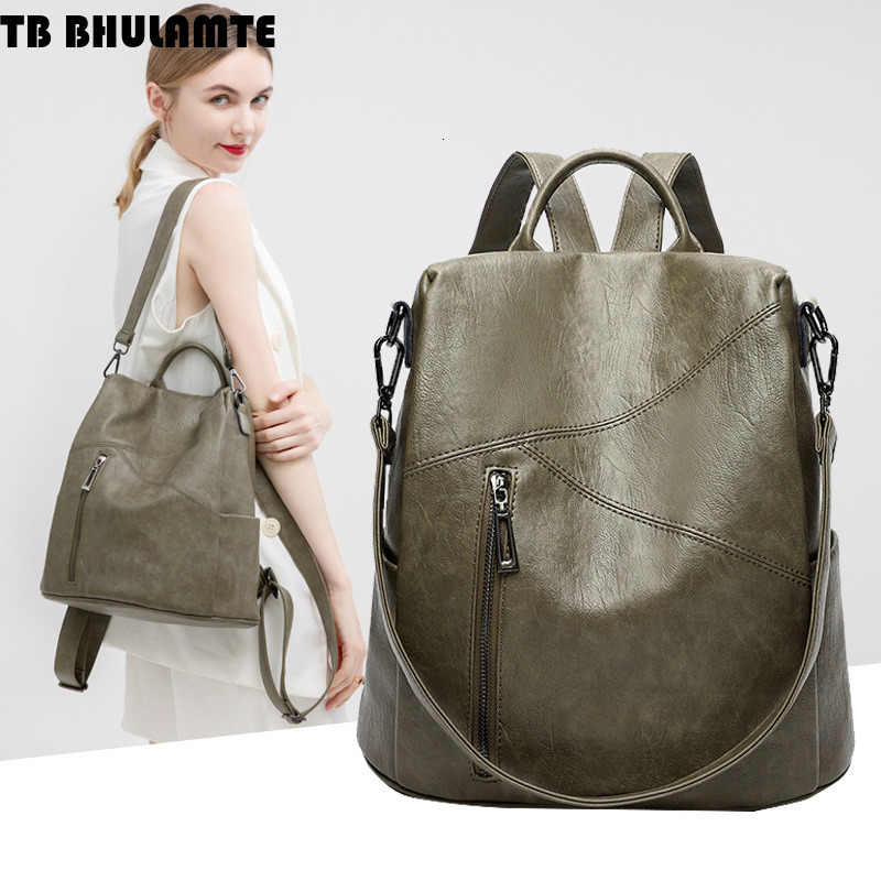 Free Shipping Designer Bag Luxury Bag Backpack For Women New 2025 Summer Versatile Soft Leather Backpack Large Capacity Casual Anti-theft Travel Bag M