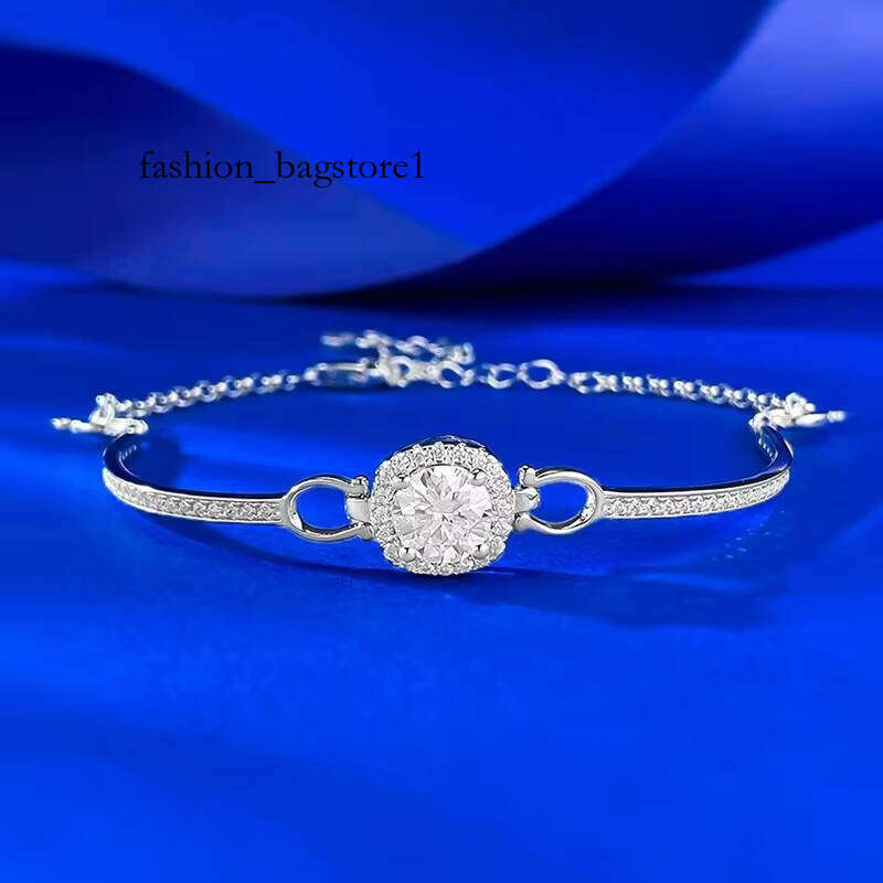 S Sier Classic Moissanite Bracelet