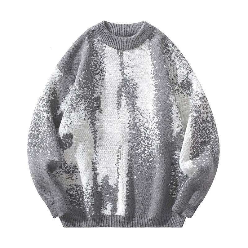 Designer Clothing 2025 Una Reta Men's New Autumn Winter Hip Hop Gradient Printing Men Streetwear Pullover Tops Haruku Couple Sweater
