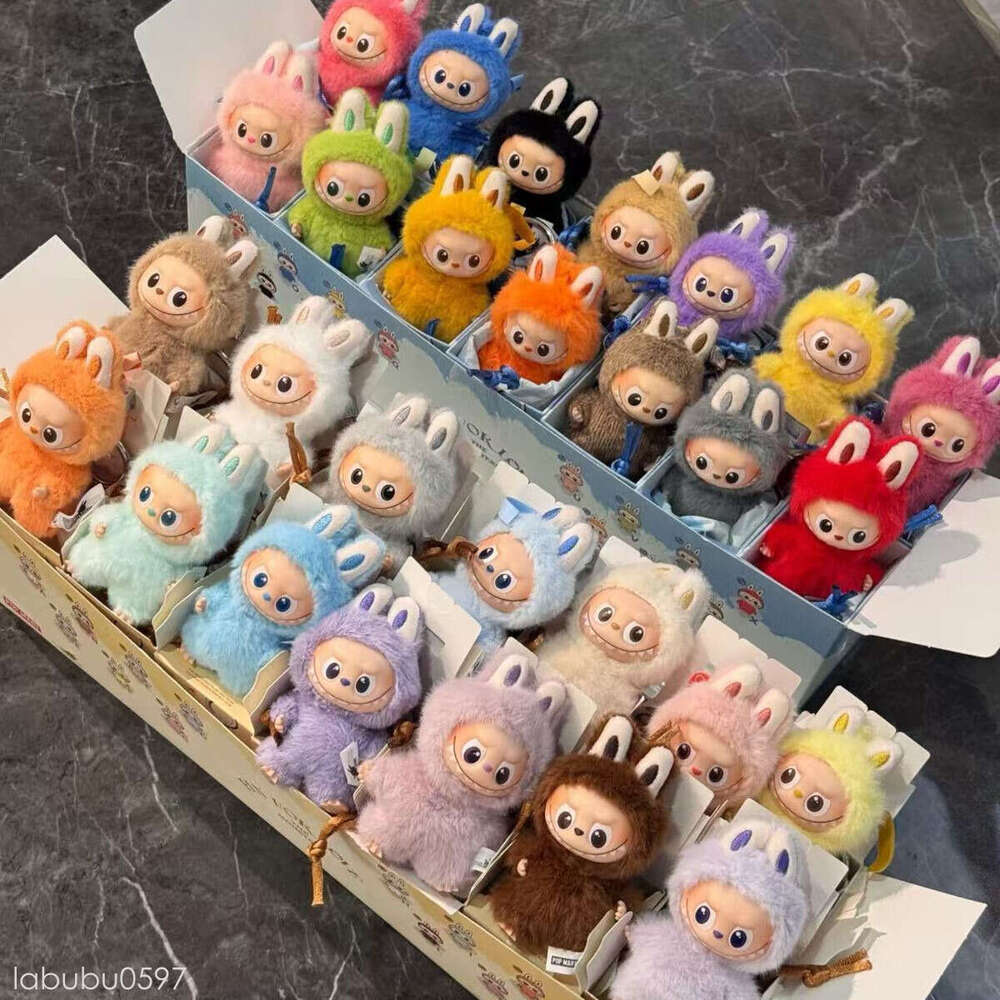 Labubu Doll V4 Heart Code Series, Monsters Big Into Energy Series Blind Box Kawaii Figure Face Doll Clothes Doll Keychain Decor Gift Blind Bag with Bo
