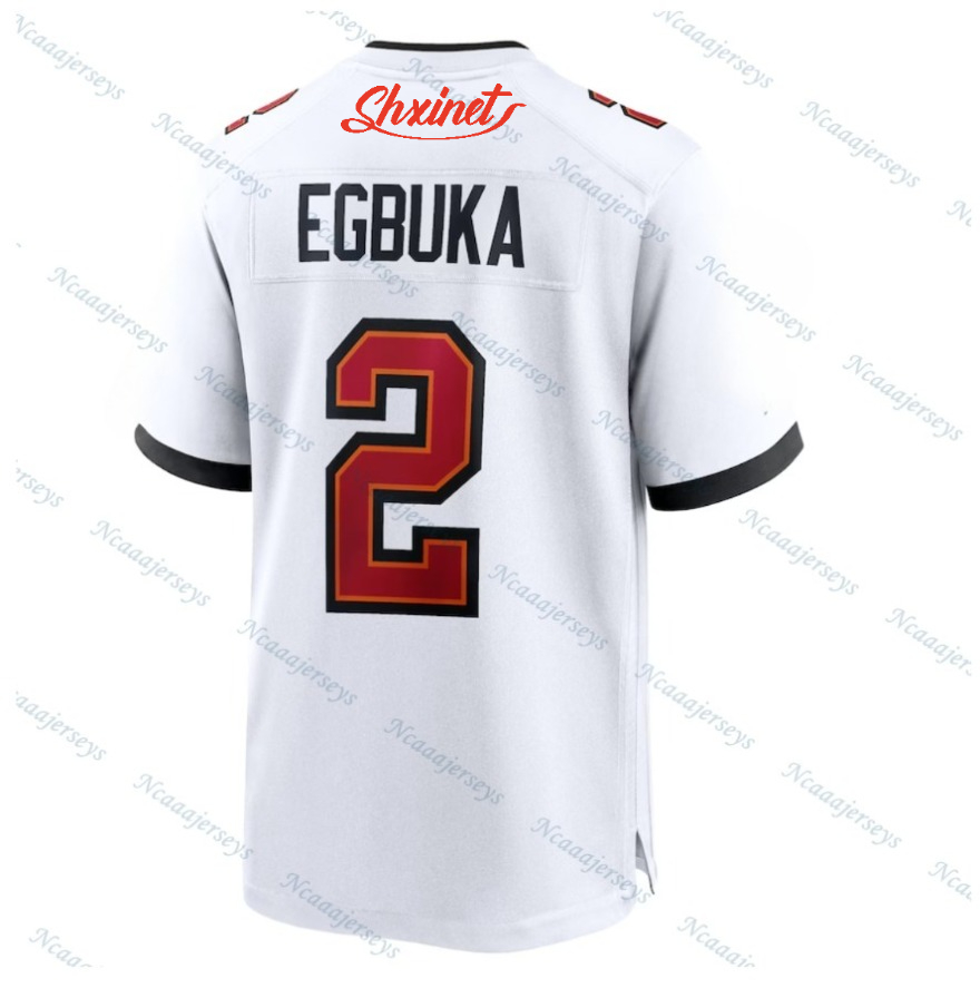 Custom 2025 Football Jersey Baker Mayfield Bucky Irving Tom Brady Rob Gronkowski Mike Evans Chris Godwin Vita Vea Antoine Winfield Jr