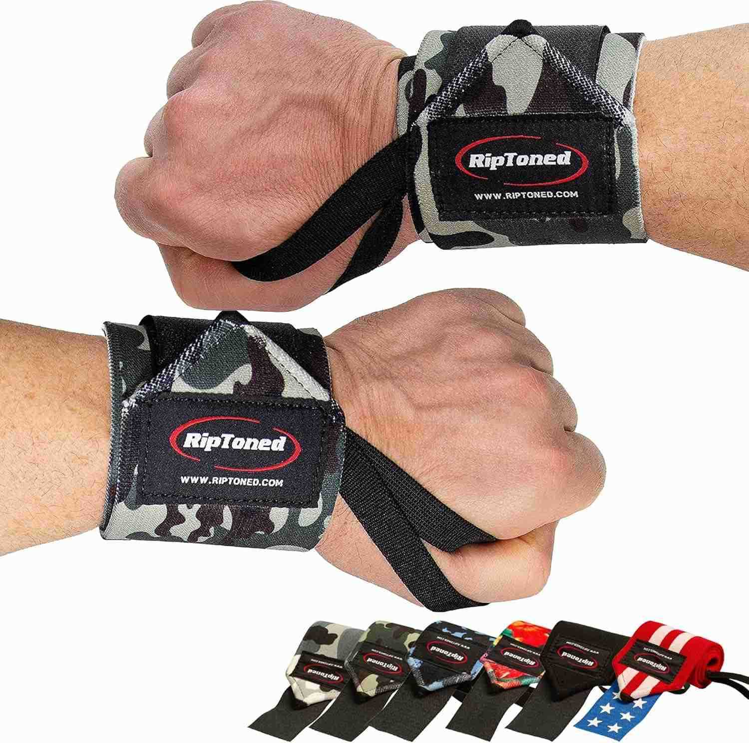 Toned 18 Wrist Wraps Wrist Straps for Weightlifting Lift Better Protect Wrist Pain Adjustable Durable Machine Washable Wrist Wraps for Weightlifting U