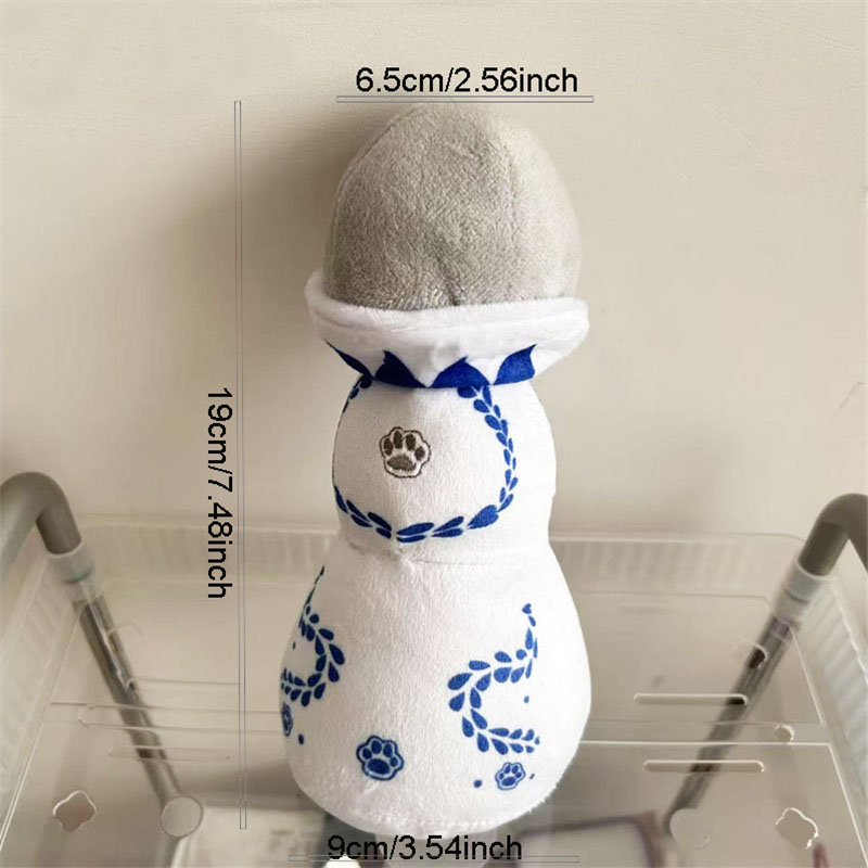 Luxury Durable Eco-friendly Squeaky Interactive Dog Chew Toys Bottle Shaped Stylish Dog Plush Toys Funny Dog Toys