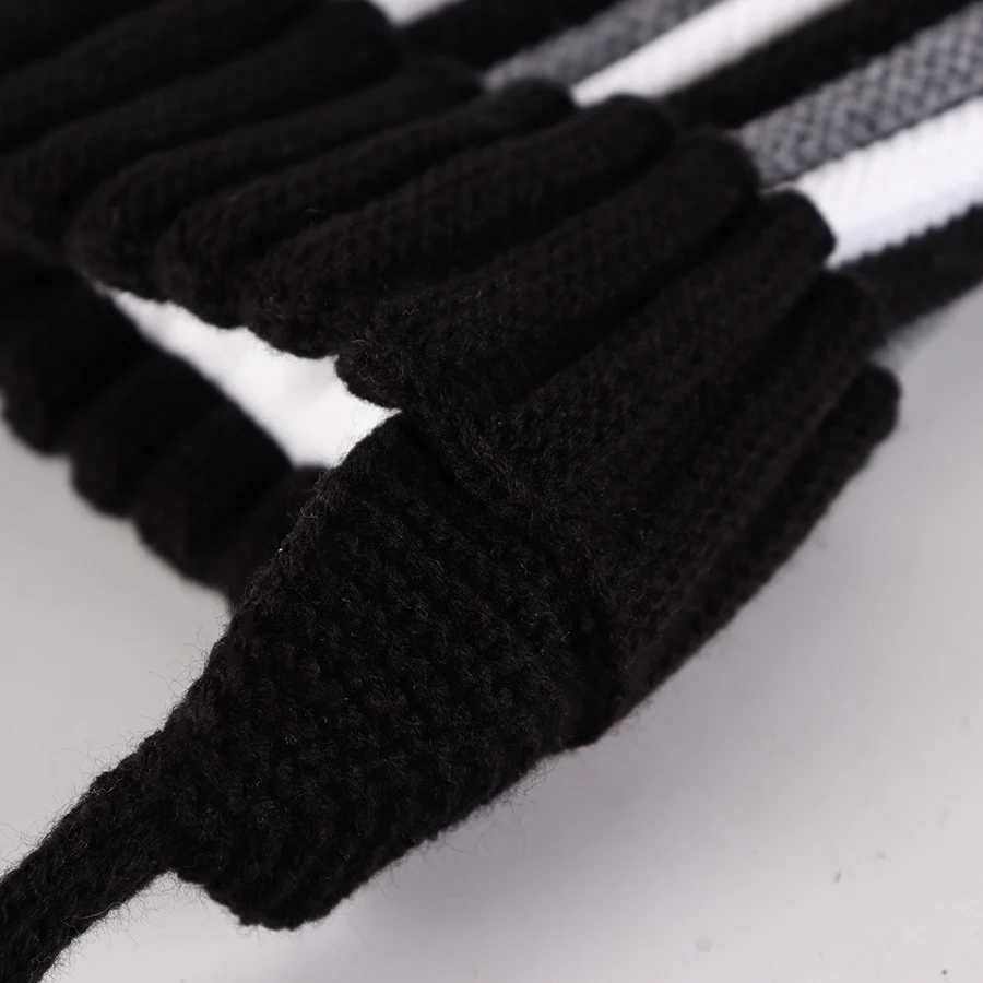 Cute P Babys Winter Hat Infant Earflap Knit Warm for Boys Girls Toddr Kids Fece Li Beanie G250910