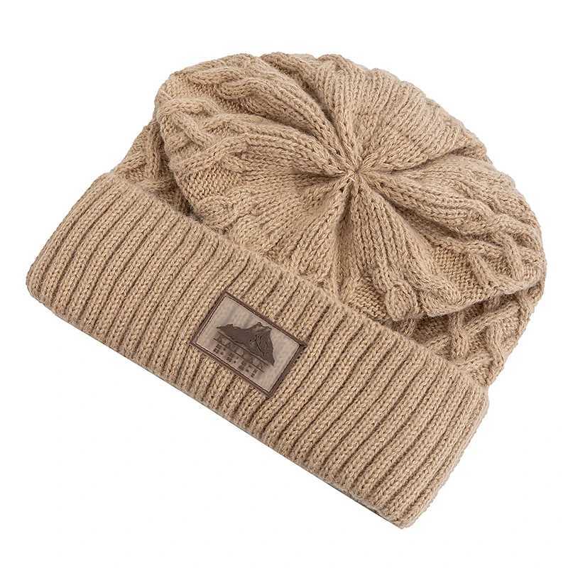 Unisex Keep Warm Winter Hat Plush Fur Lined Stylish Warm C Soft Beanie Hat For Men Women Outdoor Ski Sports Knitted HatXJ250910