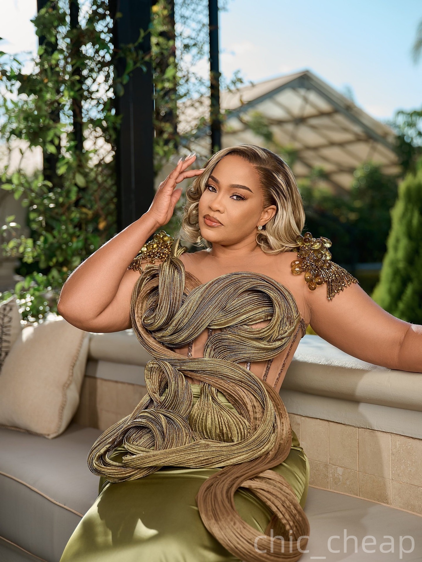 Olive Green Mermaid Prom Dresses 2025 Rhinestones Beaded Satin Evening Formal Party Second Birthday Engagement Gowns Plus Size Dress For Special Occas