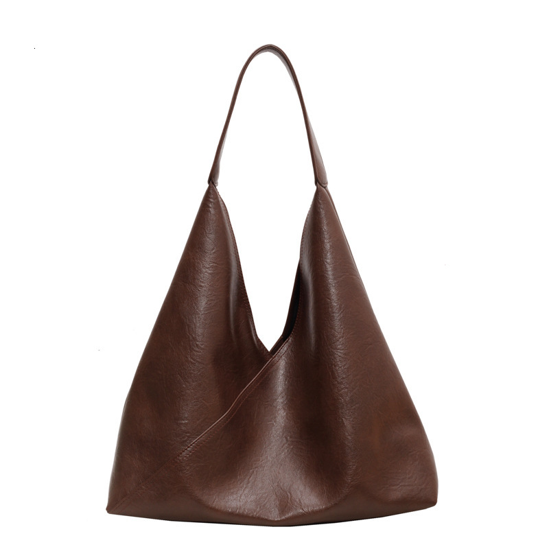 Free shipping designer Large Capacity Casual Underarm Bag for Women Korean Style Textured Tote Bag Fashionable Versatile Simple Casual Shoulder Bag