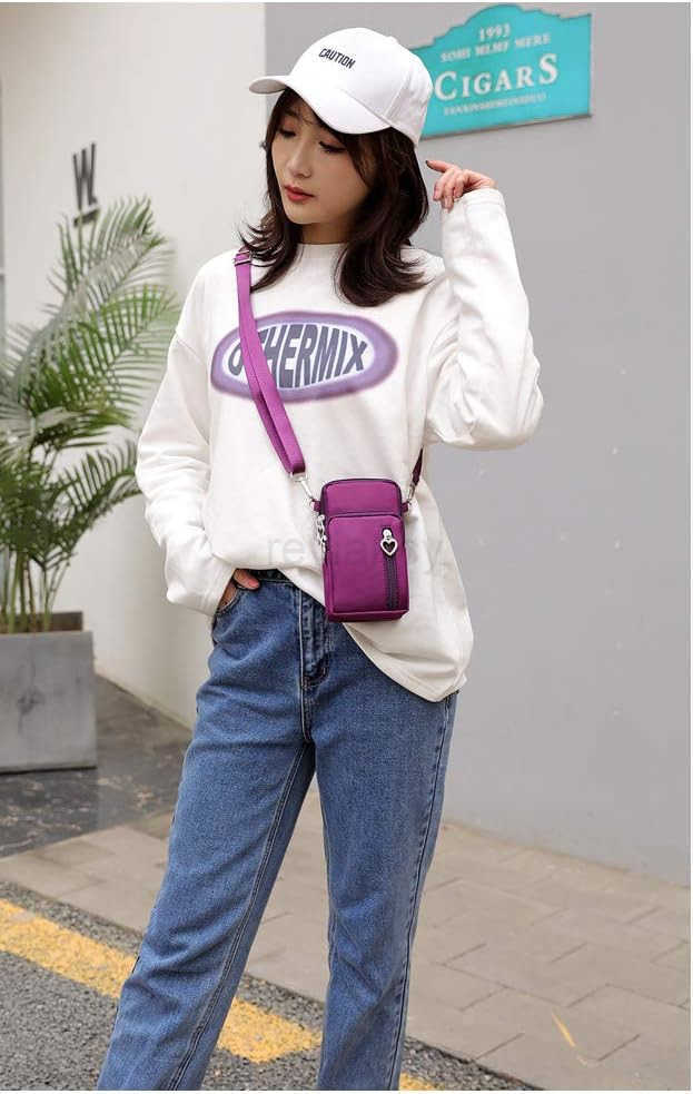 Small Crossbody Wallet Phone Bag Women Mini Crossbody Purse Cell Phone Shoulder Bag Mini Wallet Over Shoulder StrapW250910