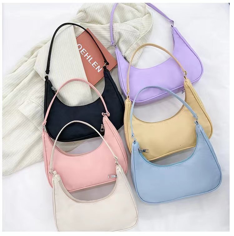 Nylon Crossbody Bag For Women New Luxury Bag Trend Dumpling Bag Lightweight Small Free Shipping Shoulder Bag Designer Bag Solid Color Single Shoulder 