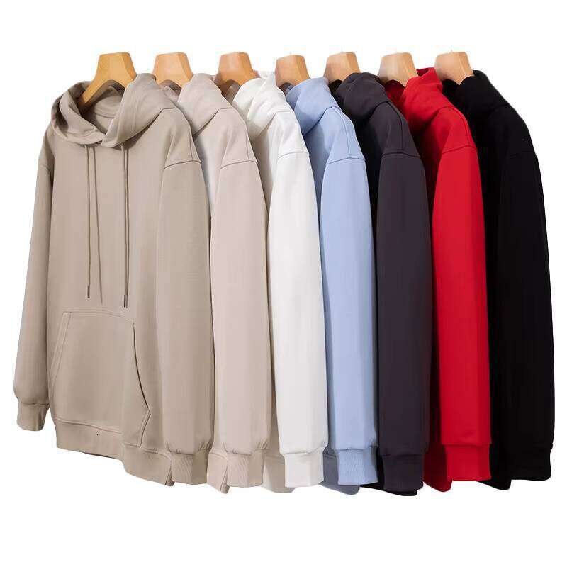 300g Cotton Polyester Blank Streetwear Logo Print Pullover Men's Hoodie