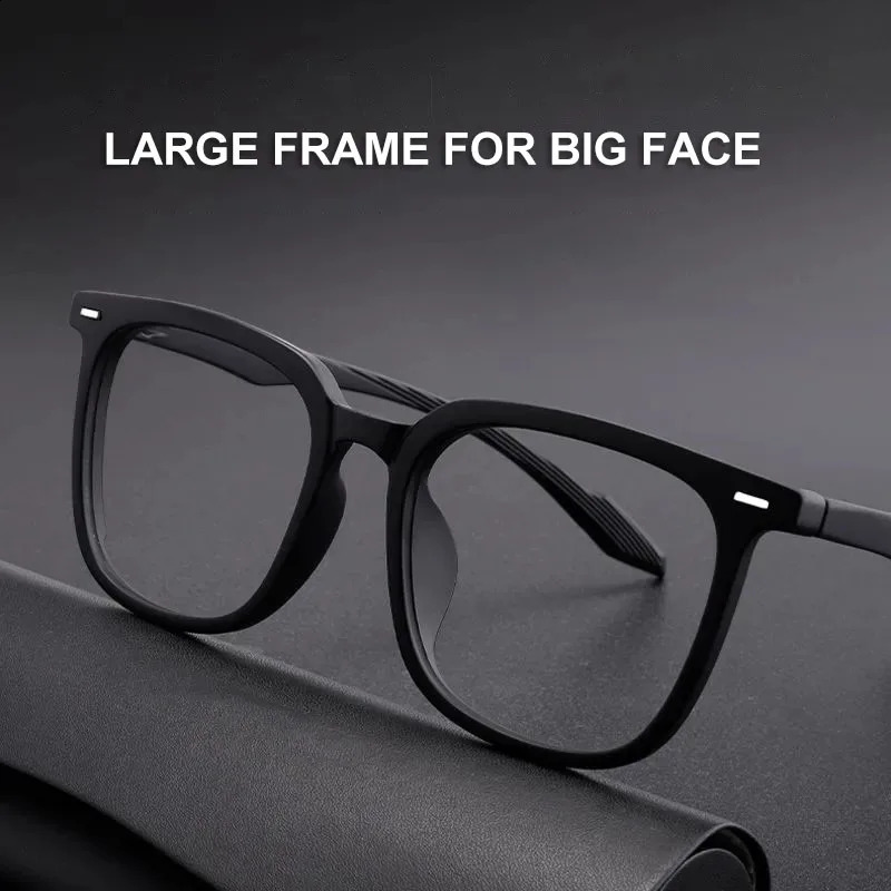 UVLAIK TR90 Oversized Glasses Frame Women Super Large Square Spectacle Frame Men Myopia Optical Eyewear Anti Blue Light Eyeglass 250909