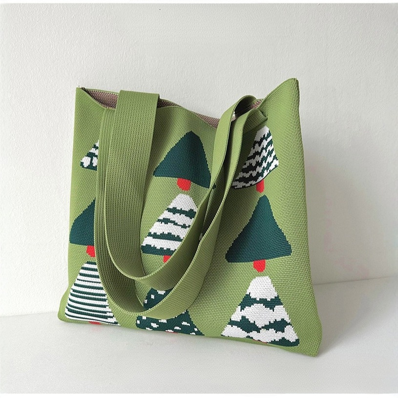 2025 New Large Knitted Bag Gift Handbag Luxury Bag Knitted Bag Shoulder Bag Backpack Designer Bag Christmas Gift Bag Knitted Handbag