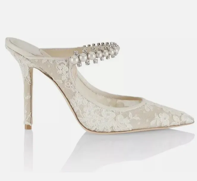 White Lace Bridal P… - image