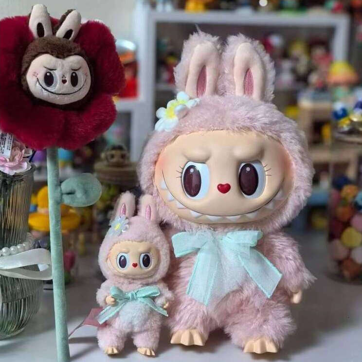 Christmas 38Cm Market Mokoko Close To Sweet Decor Gift Toy Labubu Vinly Plush Doll