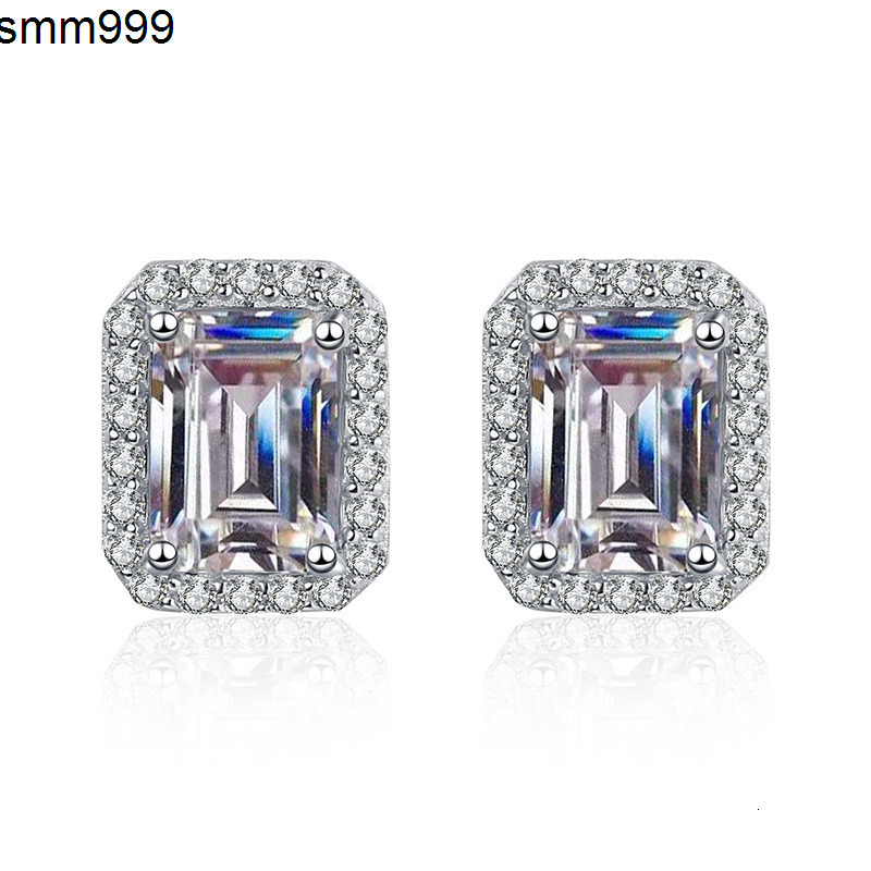 S925 Sterling Silver Moissanite Earrings