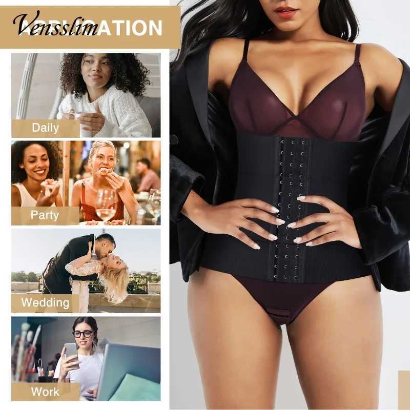 Vensslim XS3XL Waist Belt for Women 3 Segmented Underbust Hourglass Slim Belly Trimmer Tummy Cincher Corset Shapewear W250910