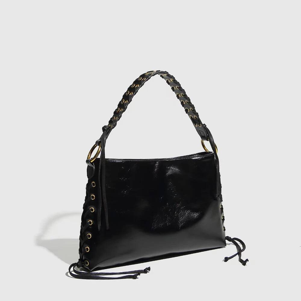 Fashion Woven Strap Shoulder Soft PU Leather Handbags High Quality Shopper Tote Bags for Women Bag Commuting Purses high-quality