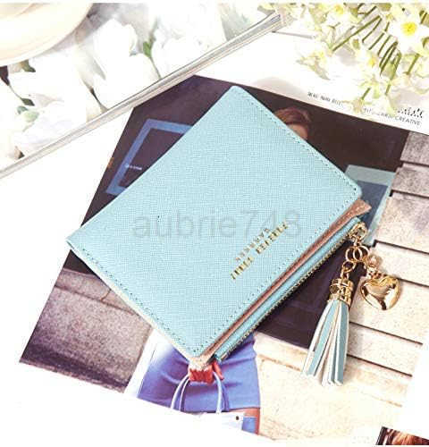 Womens Small Compact Slim Leather Mini Wallet Lady Purse Zipper Pocket Card Organizer Bifold Wallets PinkZ250910
