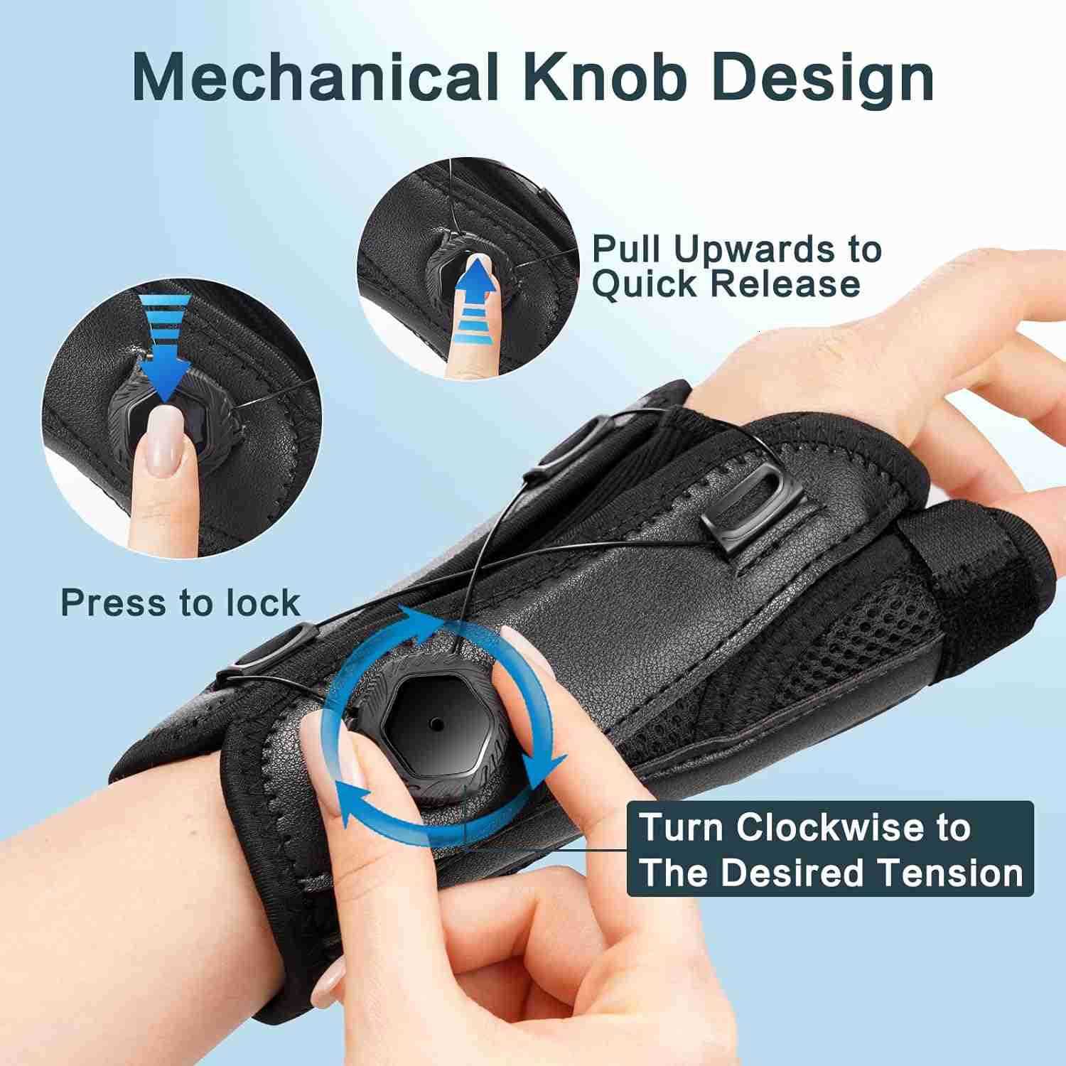 Wrist Brace for Carpal TunnelThumb Brace for Arthritis Pain and SupportThumb Spica Splint Right Hand for De Quervains TenosynovitisTendonitisThumb Sta