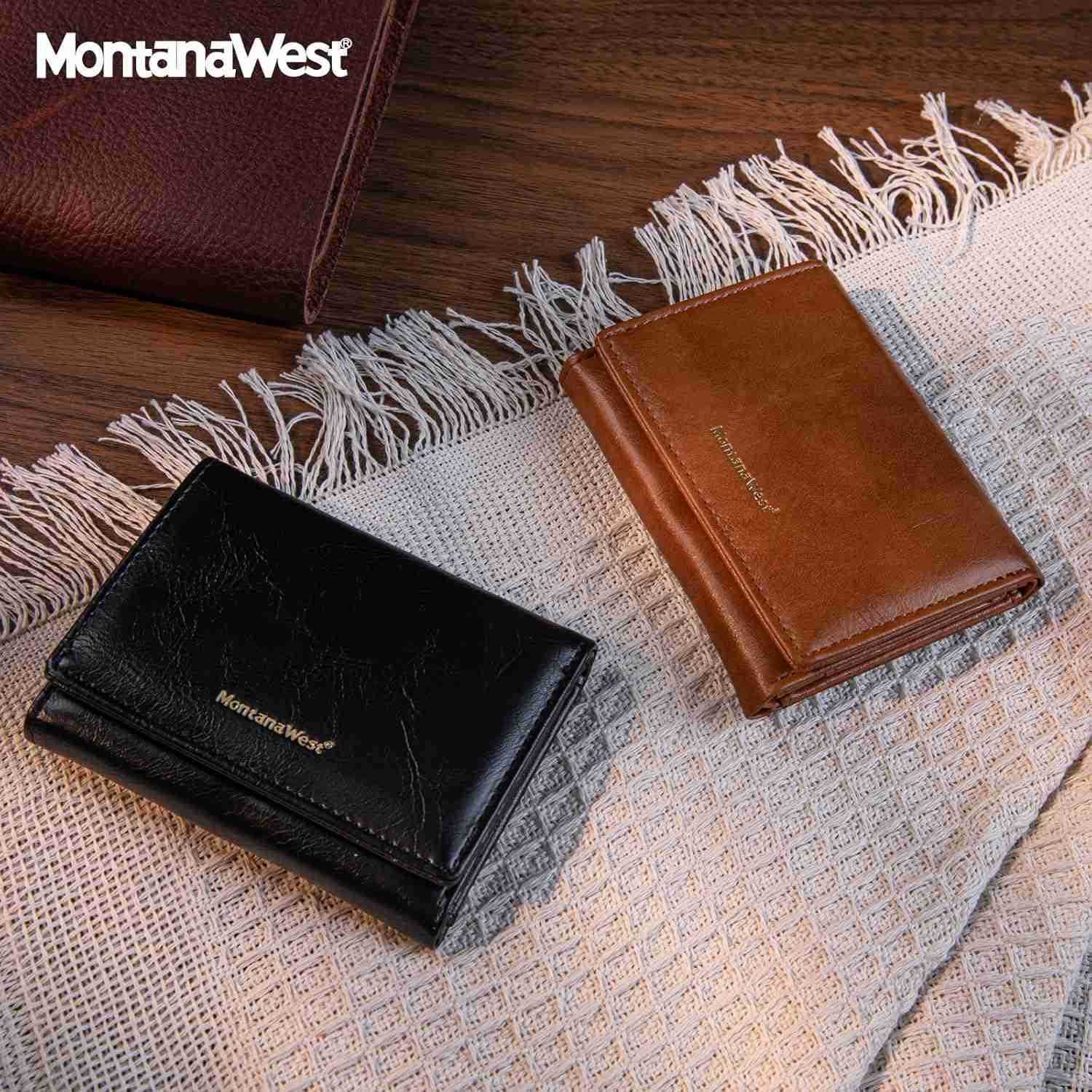 Small Wallet Women Trifold RFID CARD Holder Slim Womens Pocket Wallet with ID WindowZ250910