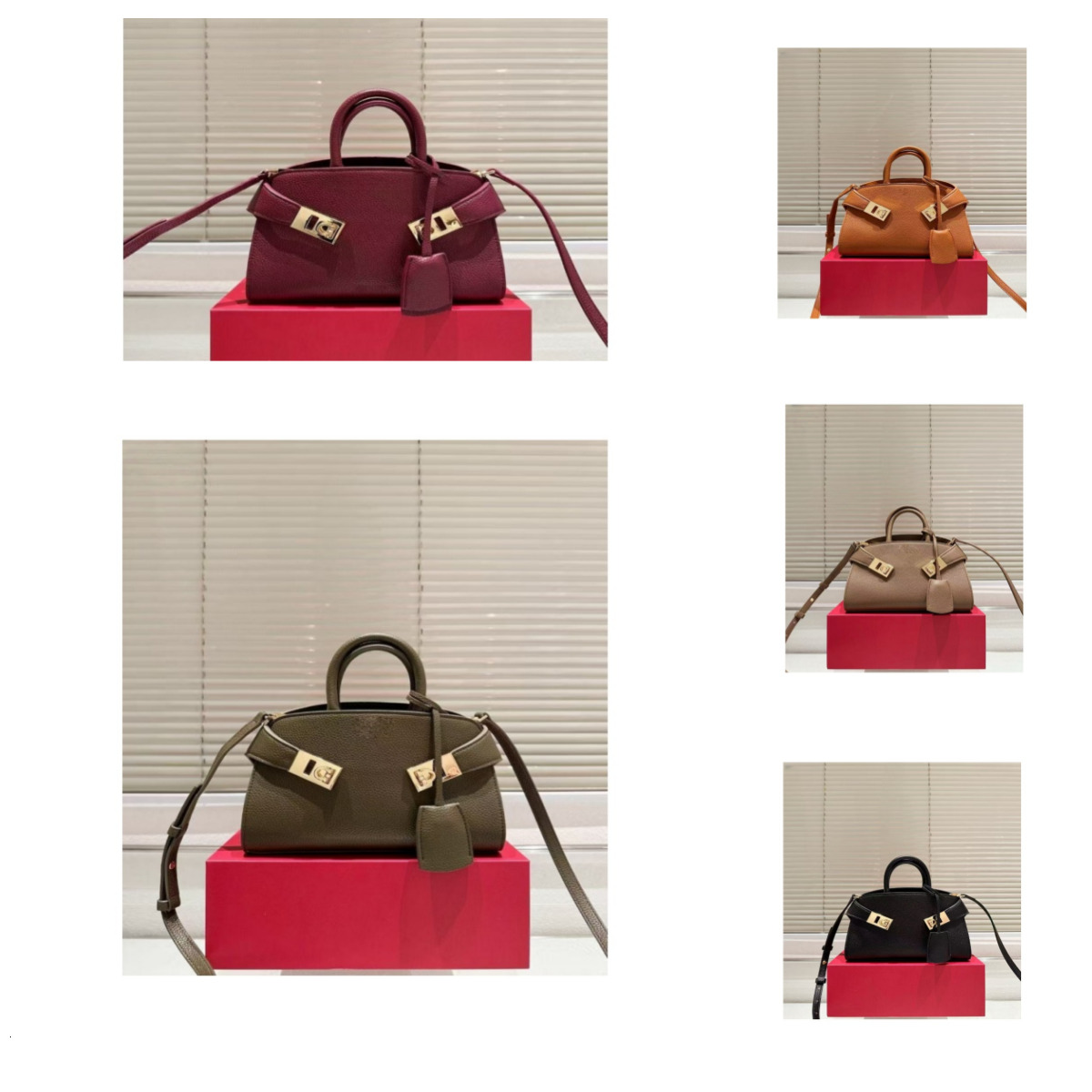 Designer Shoulder ferragamowomenbagities Fashion Handbag Leather Crossbody Tote Large Capacity Handbags Retro White Bags Mini High Quality bag