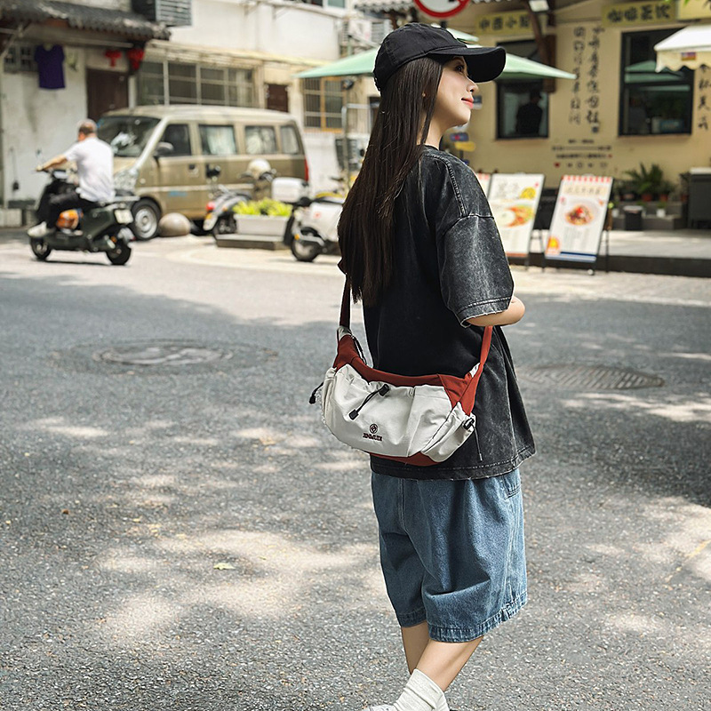 New Fashion Summer Women's Single Shoulder Cloth Commuting Large Capacity Outdoor Travel Crossbody Bag