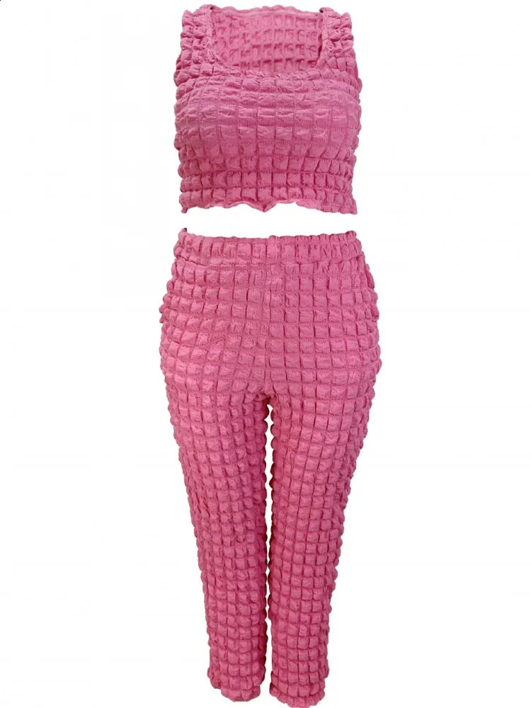 2 Piece Women Sets 2025 Arrival Plus Size Summer Matching Print Two Pieces Top Pants Suits Outfits Clothing 250910