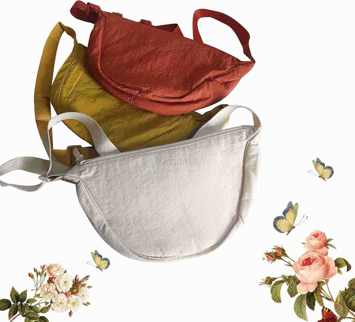 Bag for Women Men Small Nylon Crossbody Lightweight Shoulder Purse Travel Waist Bag Z250910