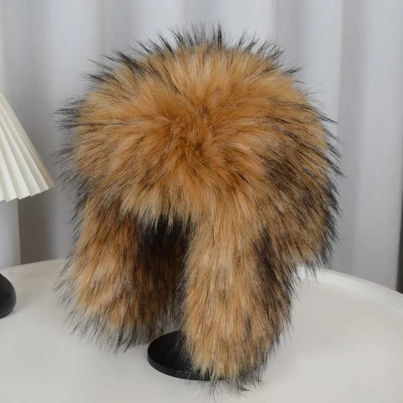 Womens Winter Trper Hat Faux Fur Plush Cozy Thickened Warm Ear Protection Windproof Cold Weather Snow Outdoor Skiing CXJ250910