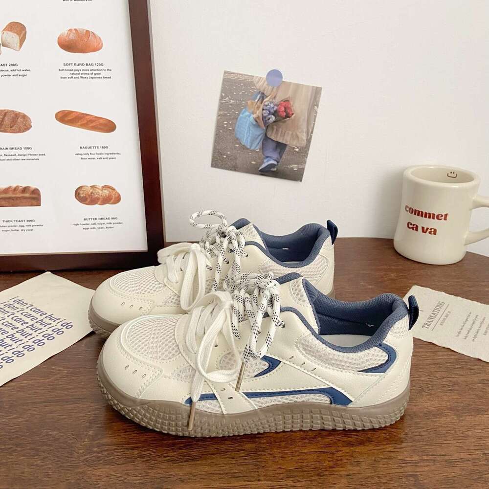 Mesh Breathable German Training for Women 2025 Summer New Super Popular Versatile Niche Casual Sports White Shoes