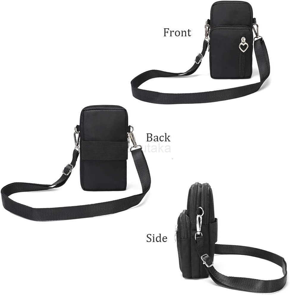 Outdoor SweatProof Running Armbag CrossBody Shoulder Casual Wallet Purse Crossbody Bag Gym Fitness Cell Phone Key Holder for iPhone 13 12 Pro Max Xs M