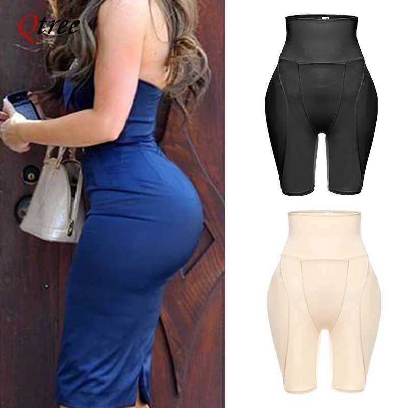 Qtree Women Hip Pads High Waist Panties Shapewear Tummy Shaper Fake Ass Butt Lifter Booty Enhancer Buttock Shorts Thigh Trimmer W250910