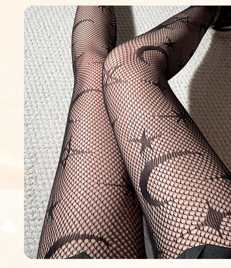 Design Socks For Women Sexy moon Stockings Women Socks Sexy Black Thigh Stockings Long Knee High Nightclubs Pantyhose hollow stockings T9054
