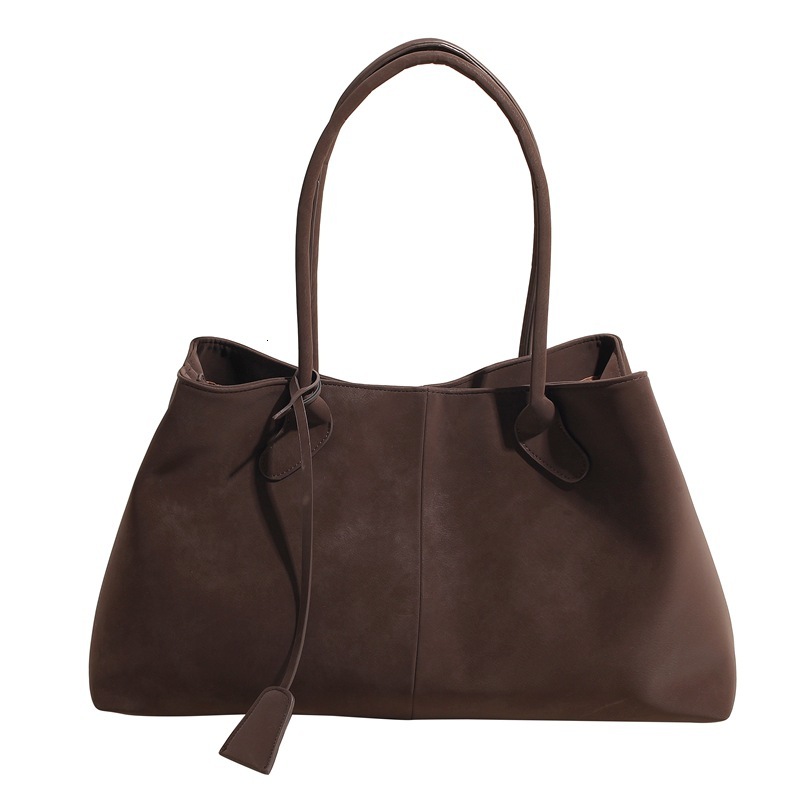 Free shipping designer Winter New Korean Version Suede Tote Bag Large Capacity Commuter Bag Handbag Underarm Bag Versatile Magnetic Buckle Shoulder Ba