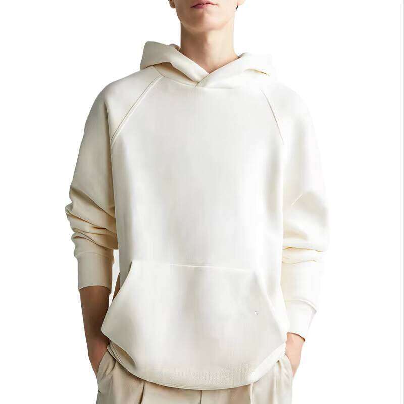 100% Polyester Raglan Sleeve Blank Pullover Men's Hoodie
