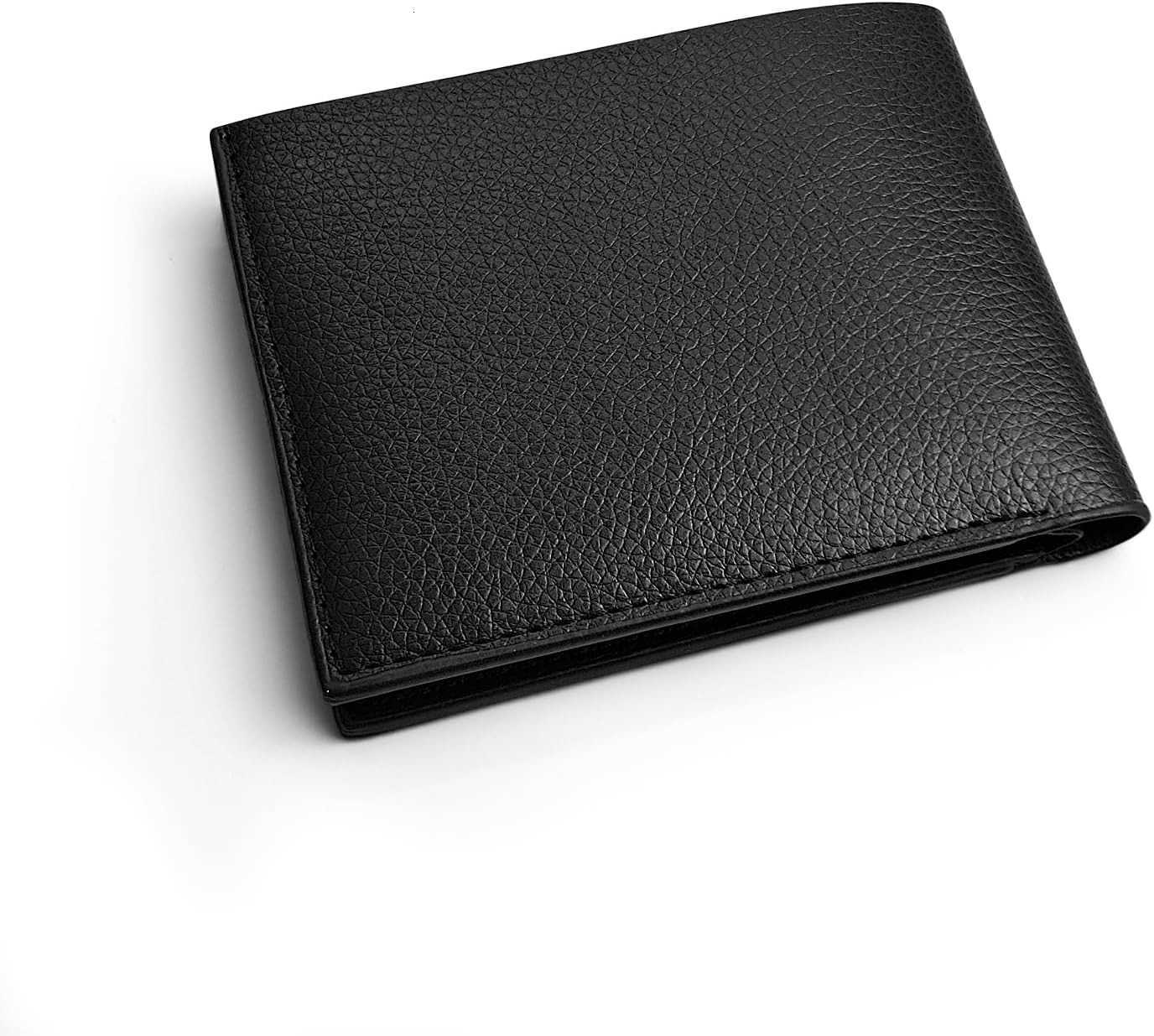 Mens Slim Wallet PU Leather CARD Wallet Bifold Wallets for Men and Boys Lightweight Mens Wallet for Work Shopping Travel BlackZ250910