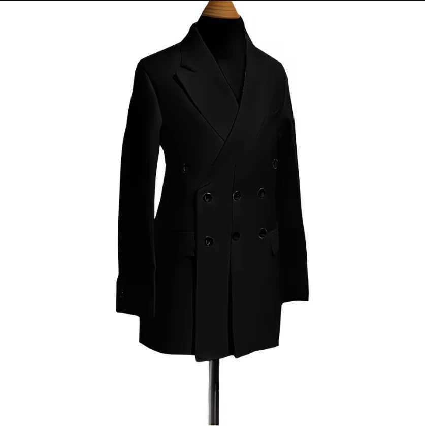 Only Blazer PCS for Men Double Breasted Design Multiple Wedding Mens Suit Tuxedo Single Jacket Fashion Clothes Custom Colors W250910