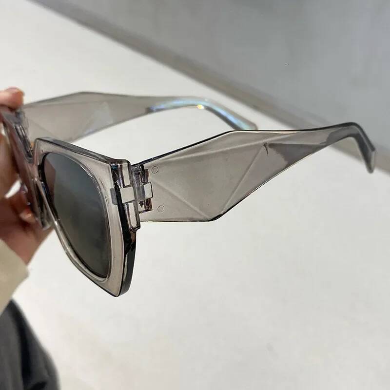 Vintage Brand Designer Polygon Sunglasses Women For Men Fashion Sun Glasses Trendy Punk Ladies Orange Big Shades ddmythur