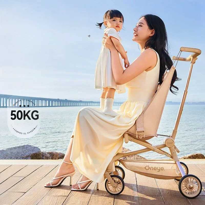 Baby Stroller Lightweight Outdoor Travel Stroller Foldable Portable Pocket Stroller Lightweight Fourwheel Baby Carriage W250910