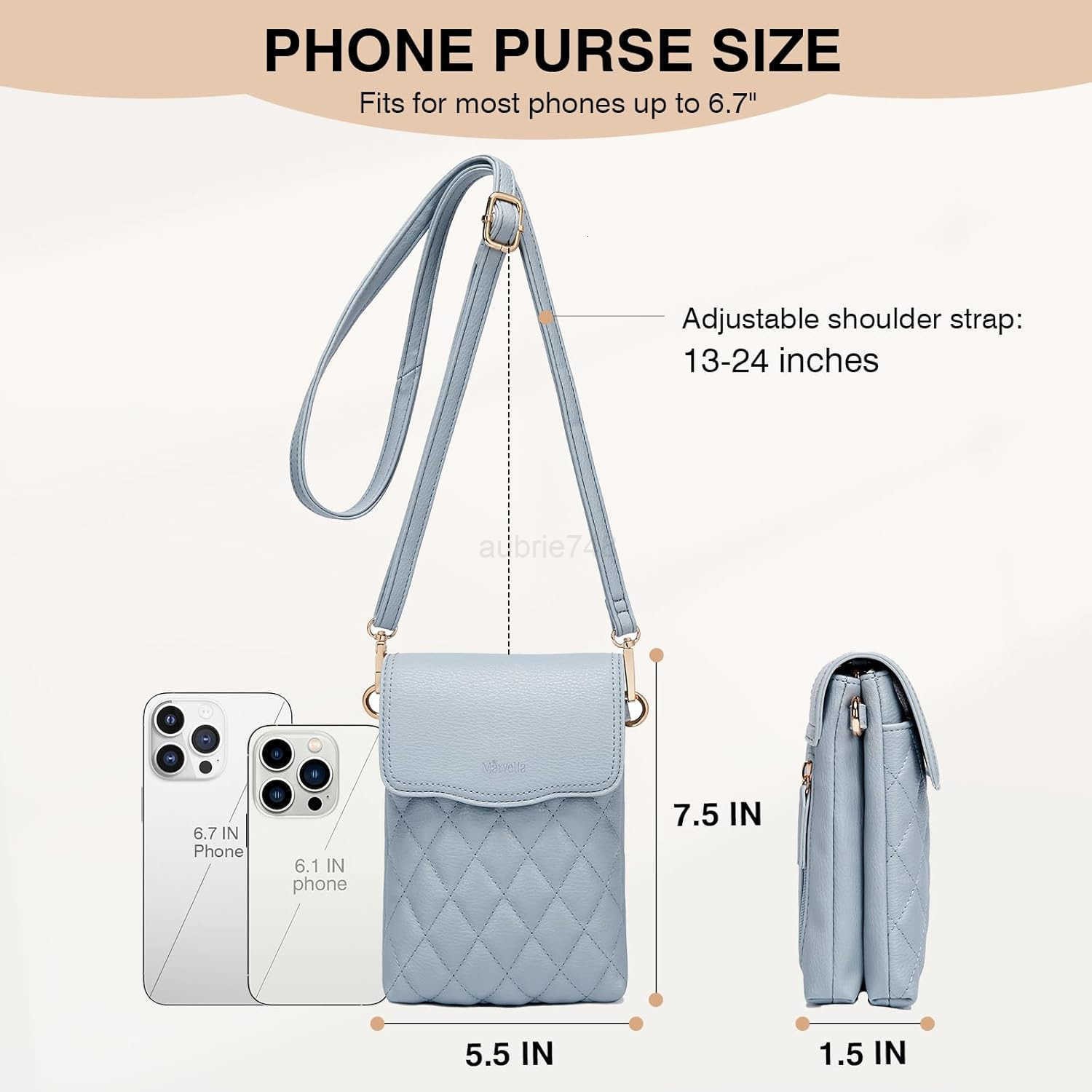 Small Crossbody Bags for Women Vegan Leather Crossbody Phone Purse Mini Cell Phone Bag for TravelingZ250910