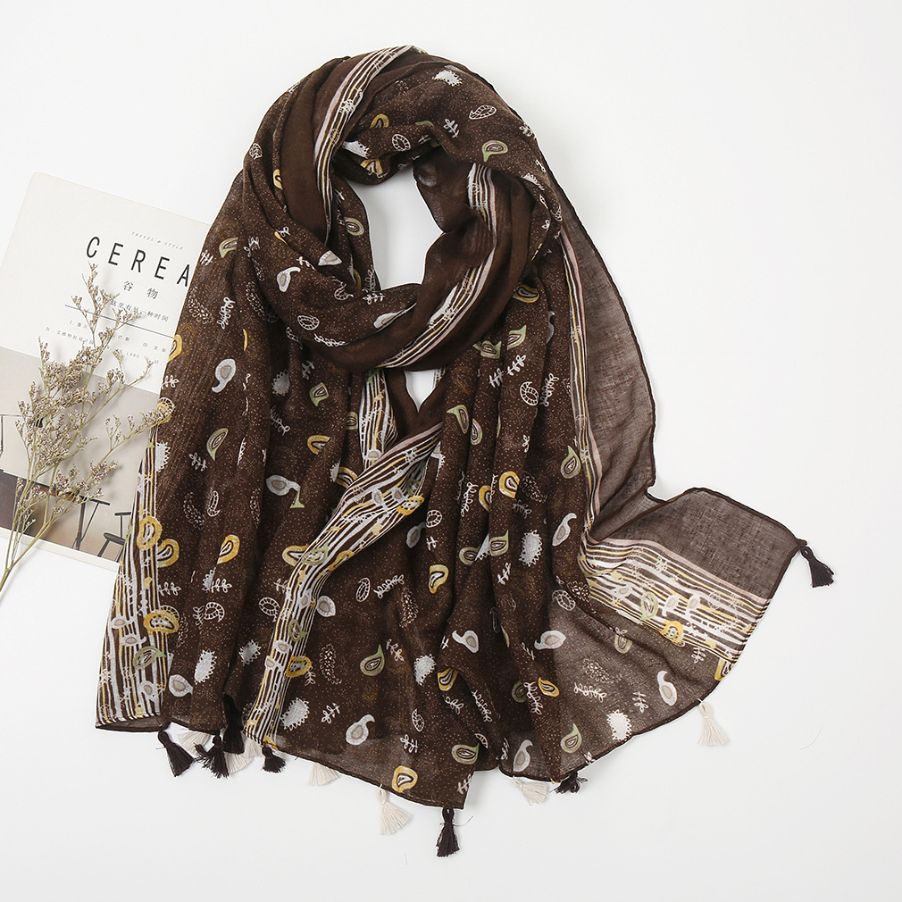 K1874 Women's Chiffon Pleated Sun Scarf Shawl Wrap Lightweight Breathable UV Protection Long Sleeve