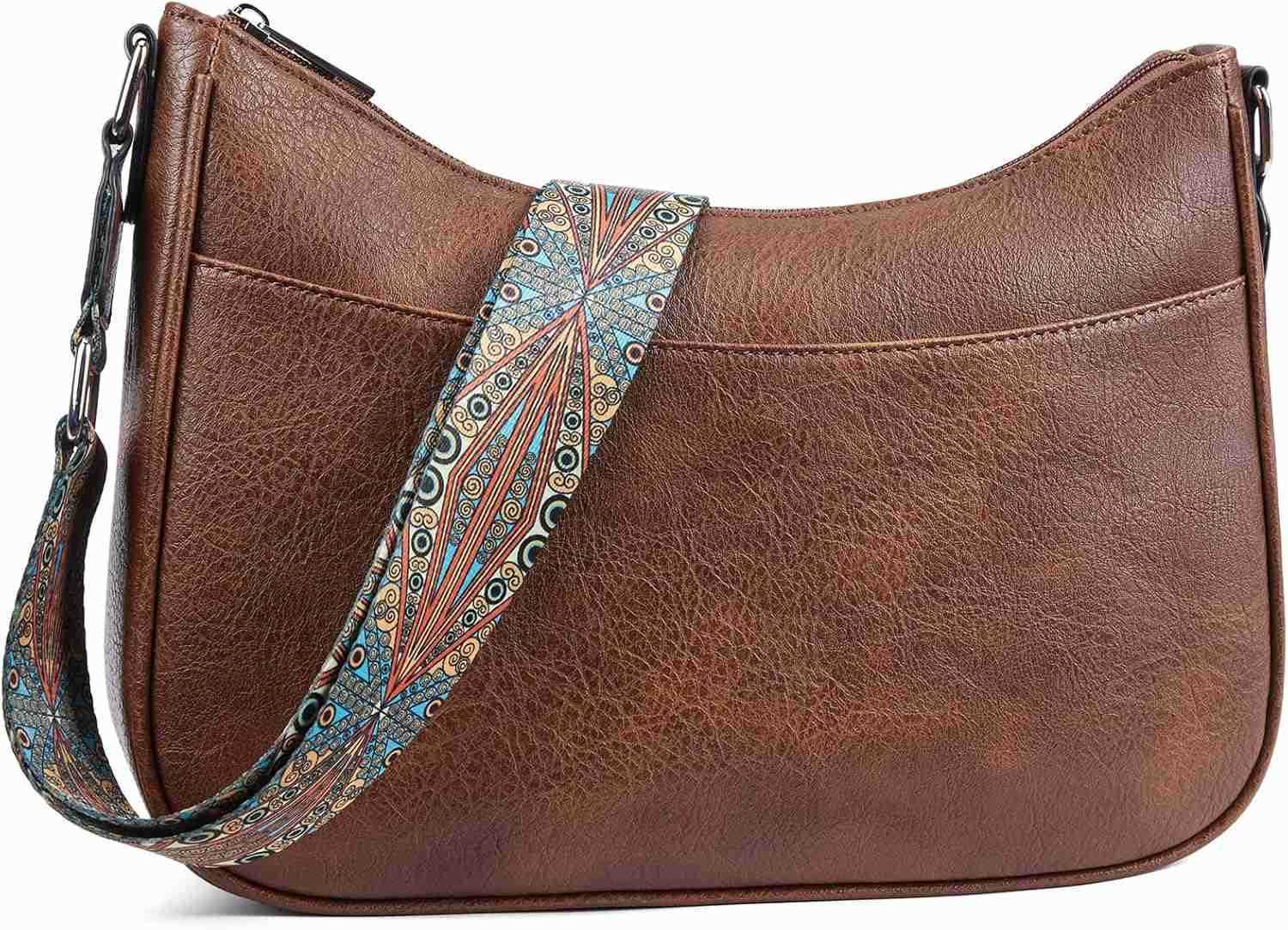Crossbody Bags for Women Vegan Leather Purses Quilted Shoulder Handbags with Adjustable Shoulder Strap M250910