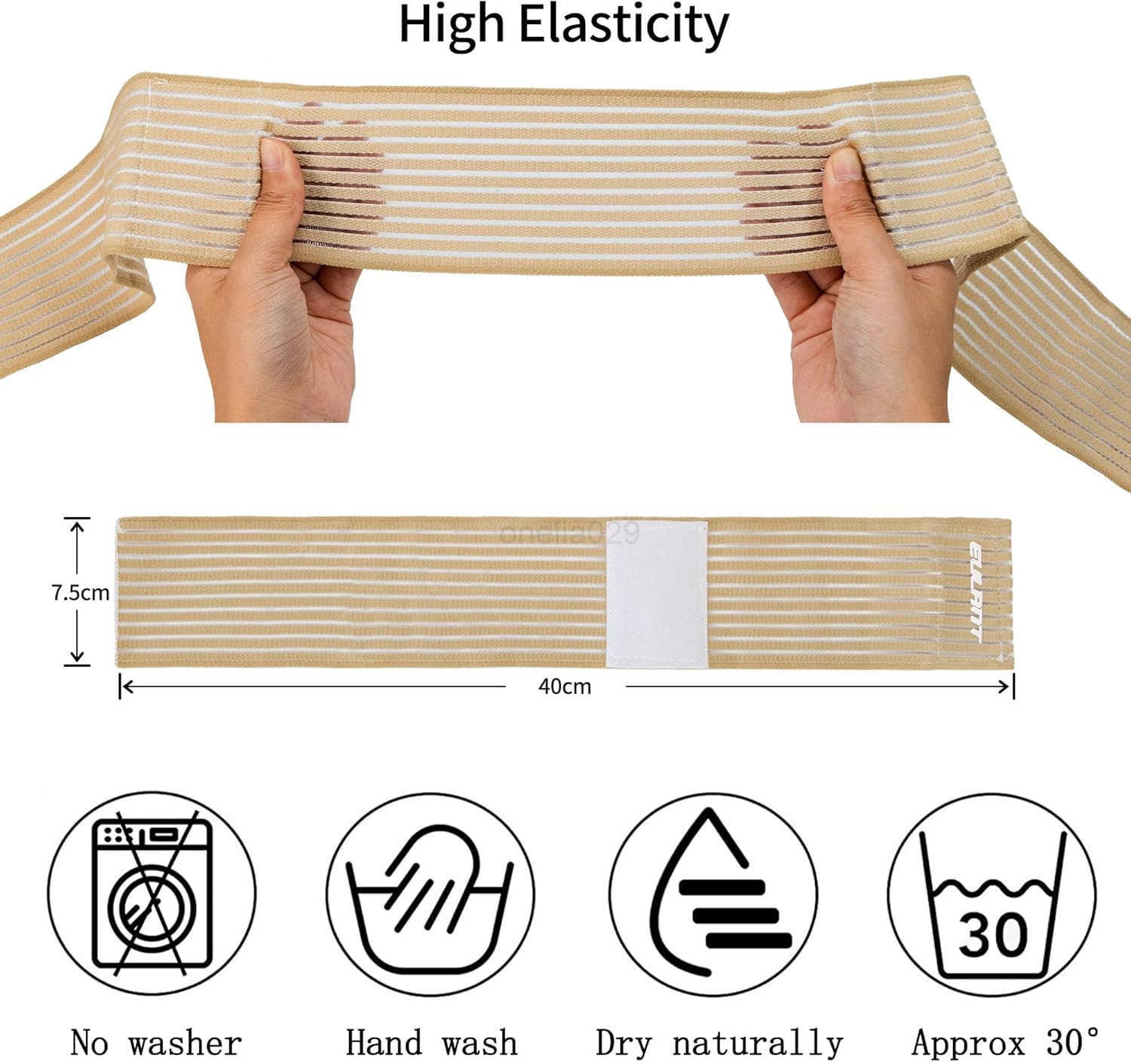 Wrist Support Brace 2 Pairs Adjustable Compression Wrist Wraps Wristbands for Carpal Tunnel Arthritis Tendonitis Weightlifting Tennis Basketball W2509