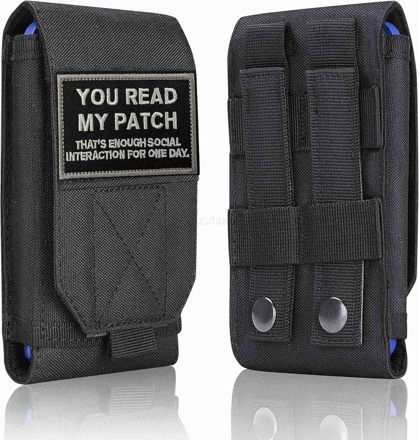 Black Tactical Molle Cellphone Pouch CaseHeavy Duty Waterproof Phone Holster Bag for Phone Z250910