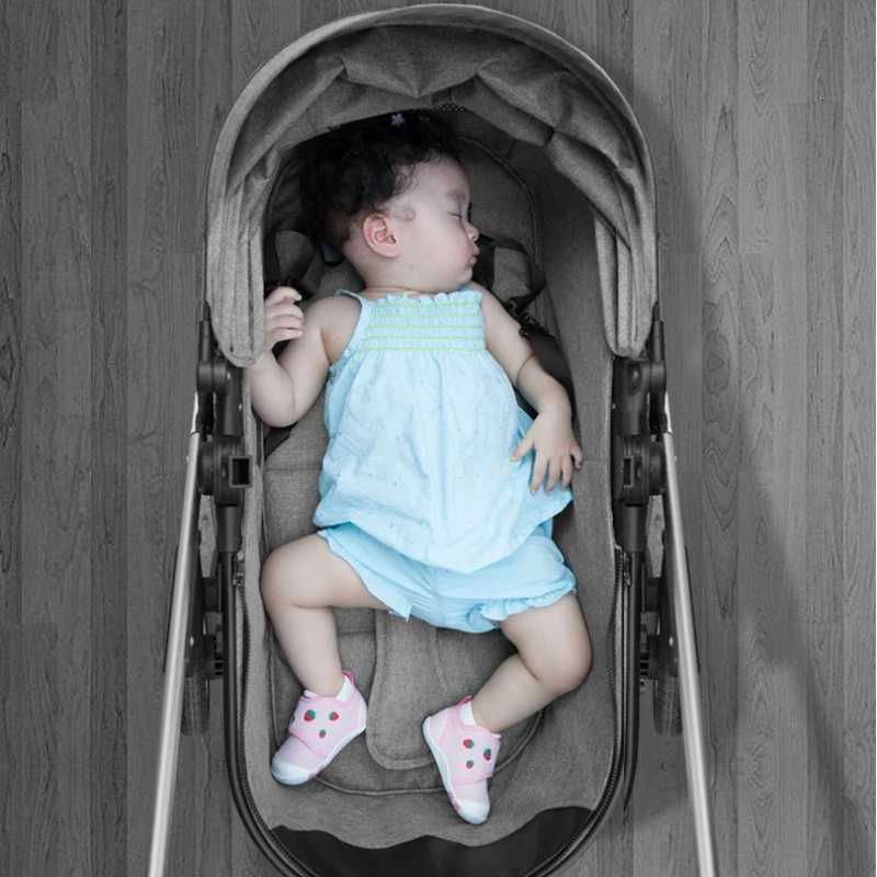 Baby Stroller Can Sit or Lie Down Simple Lightweight Foldable Highview Twoway Shockabsorbing Newborn Baby Stroller W250910